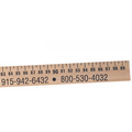 Natural Finish Meter Stick/Metric Scale Yardstick